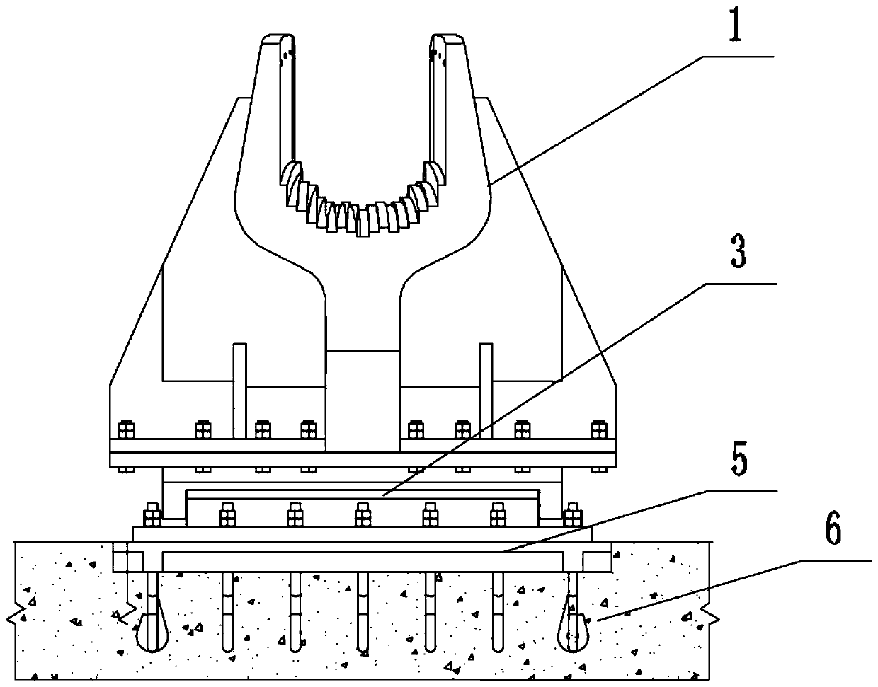 Intelligent monitoring type bridge splay saddle support