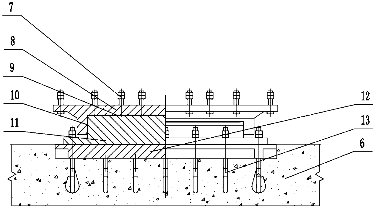 Intelligent monitoring type bridge splay saddle support