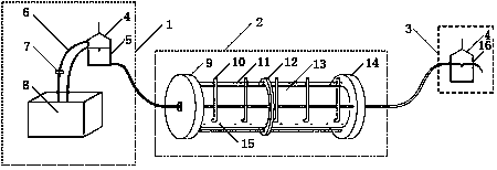 Test method for verifying existence of hydrodynamic pressure in bank slope soil