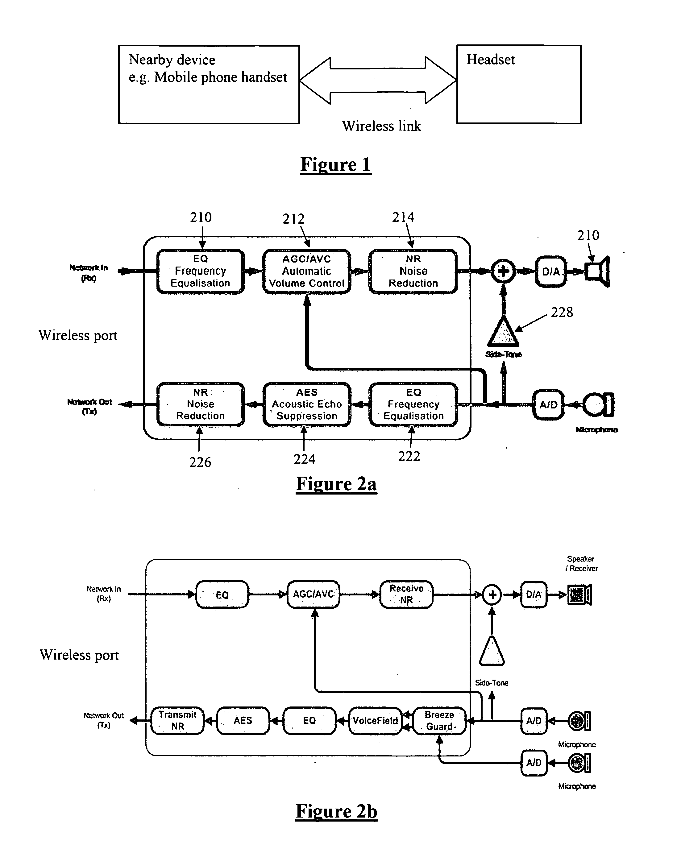 Headset distributed processing