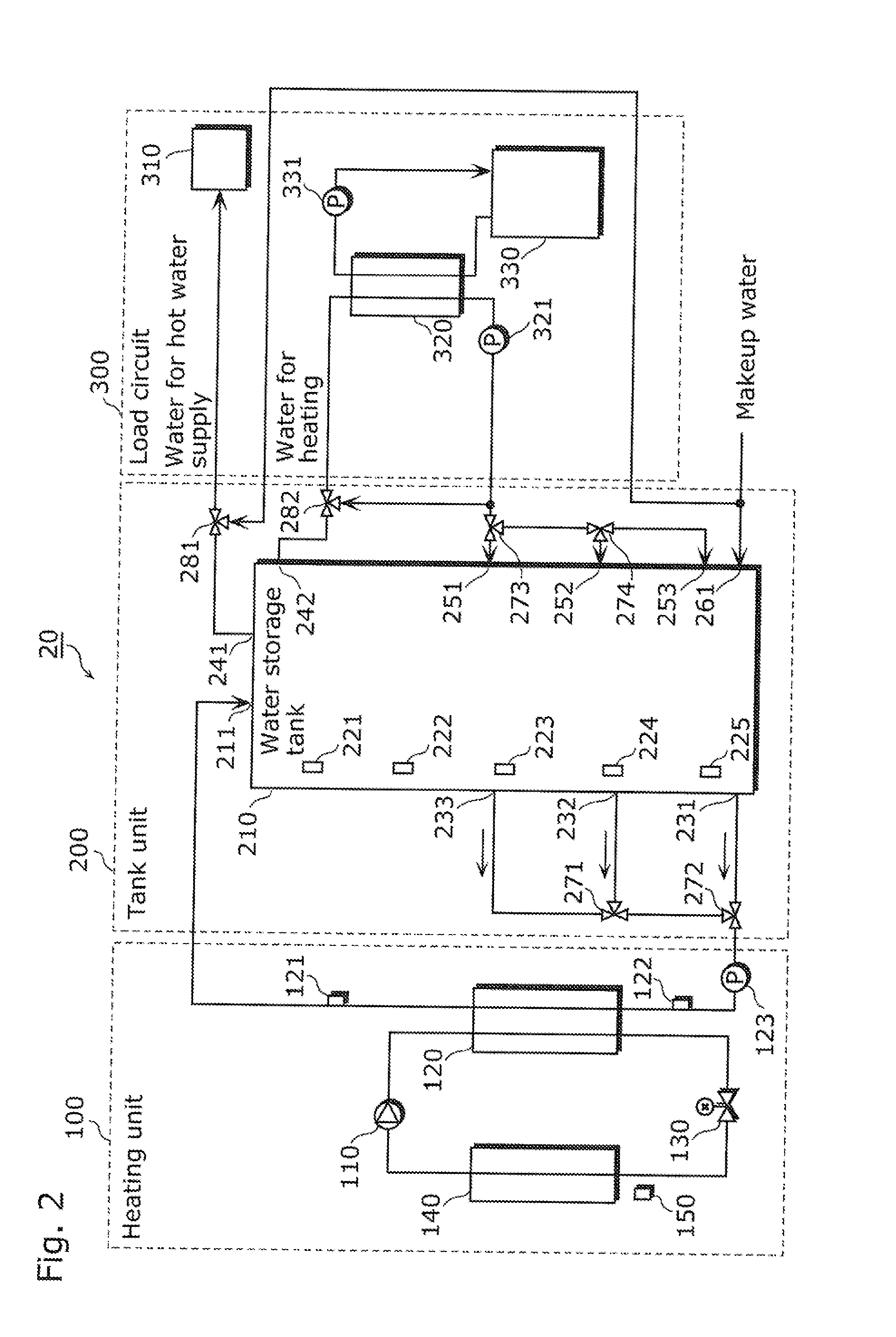 Storage hot water supplying apparatus, hot water supplying and space heating apparatus, operation control apparatus, operation control method, and operation control program