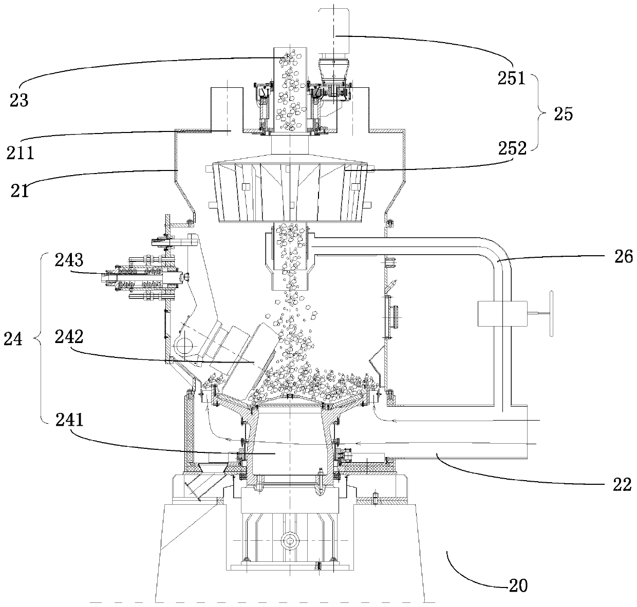 Pulverizing system and method