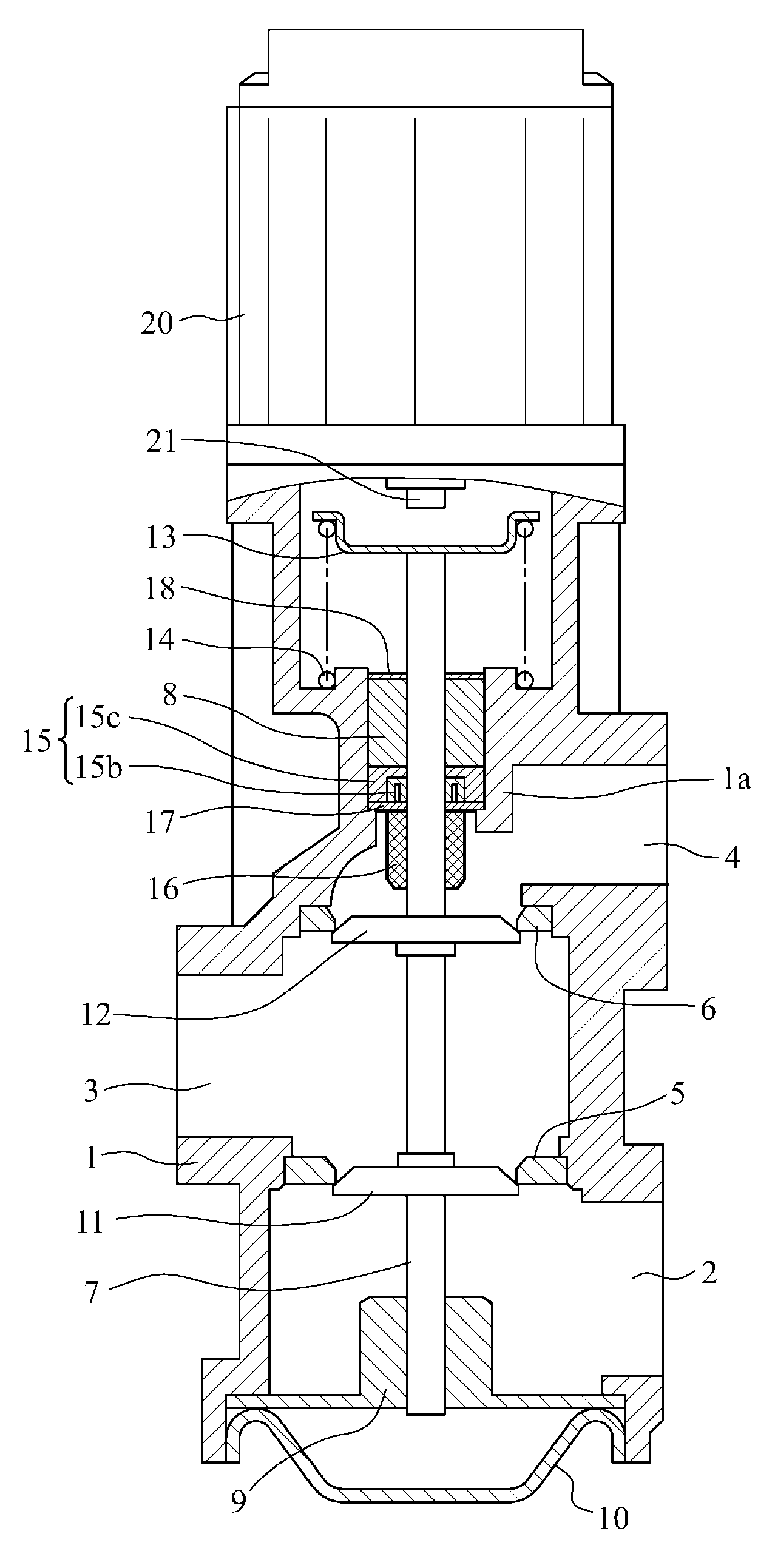 Exhaust gas recirculation valve device