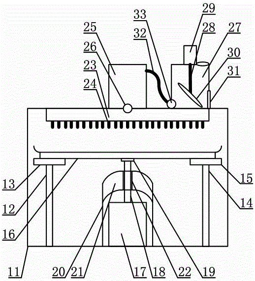 External wall insulating plate reflective and heat insulating coating spraying device