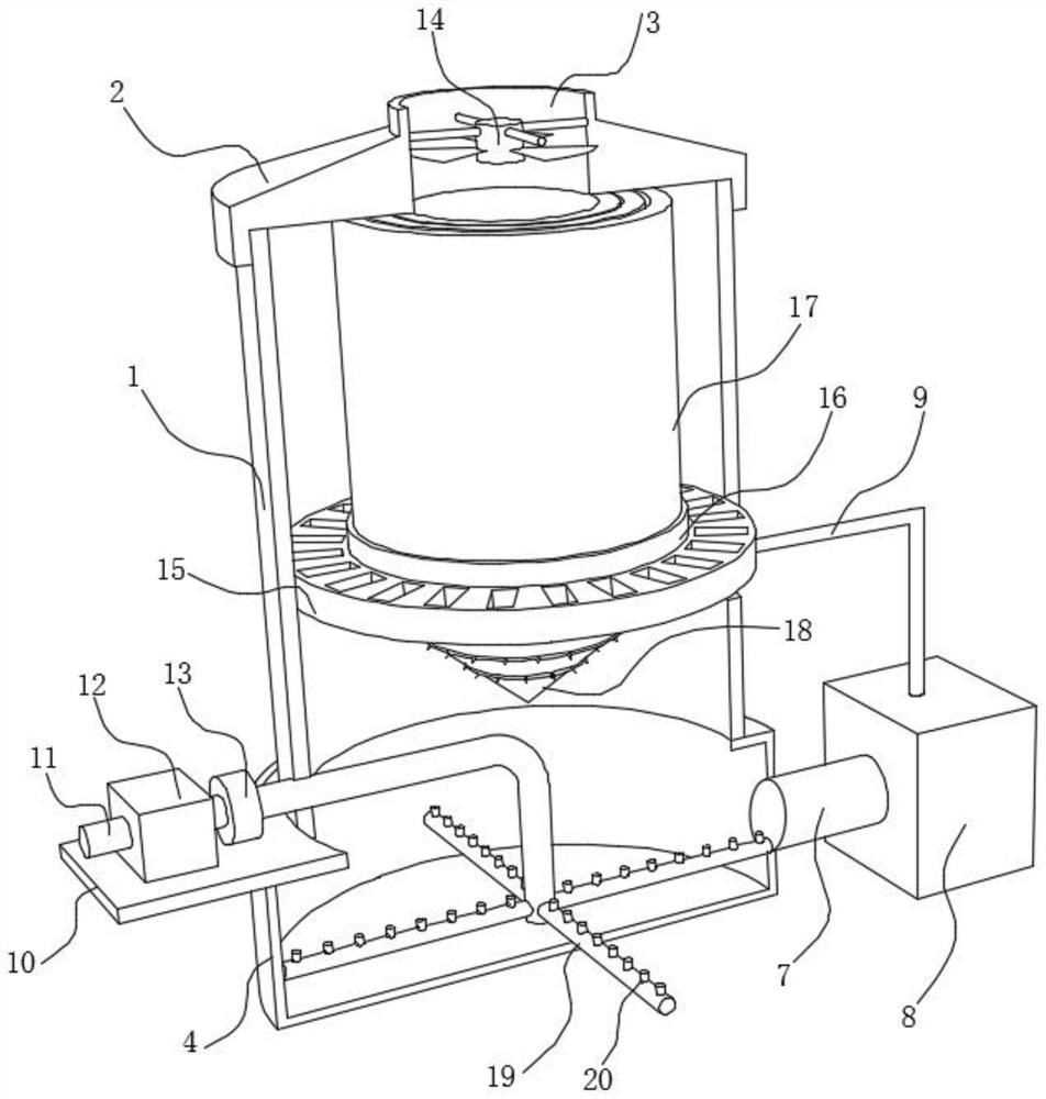 A purification tower for air pollution control