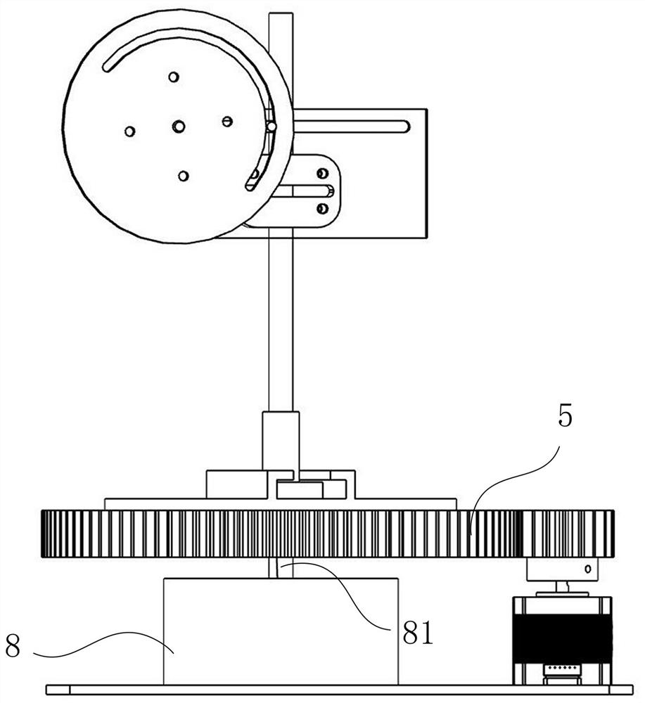 Antenna test device and test method