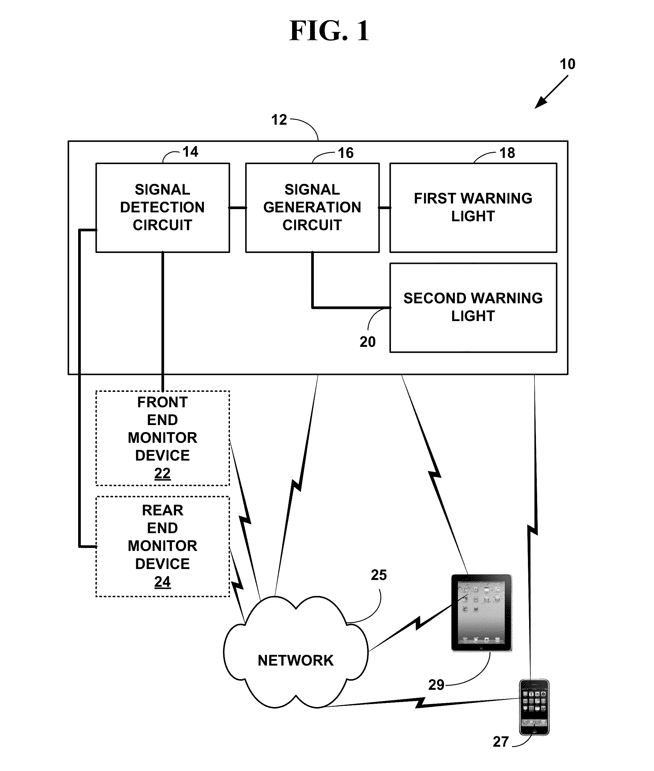 Rear end collision prevention apparatus