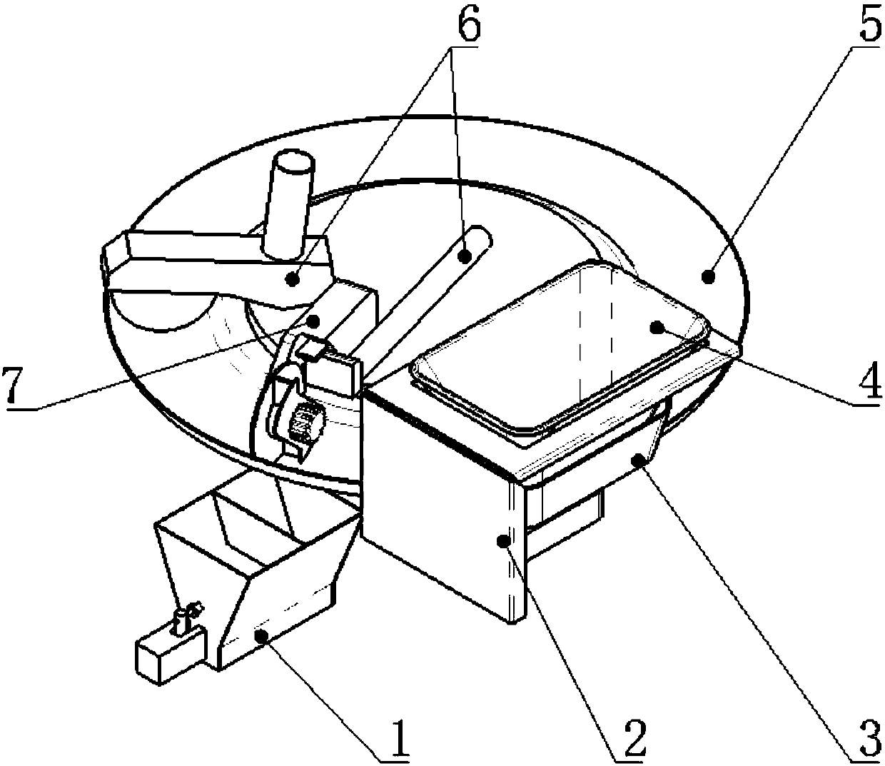 Automatic dosing device for powder