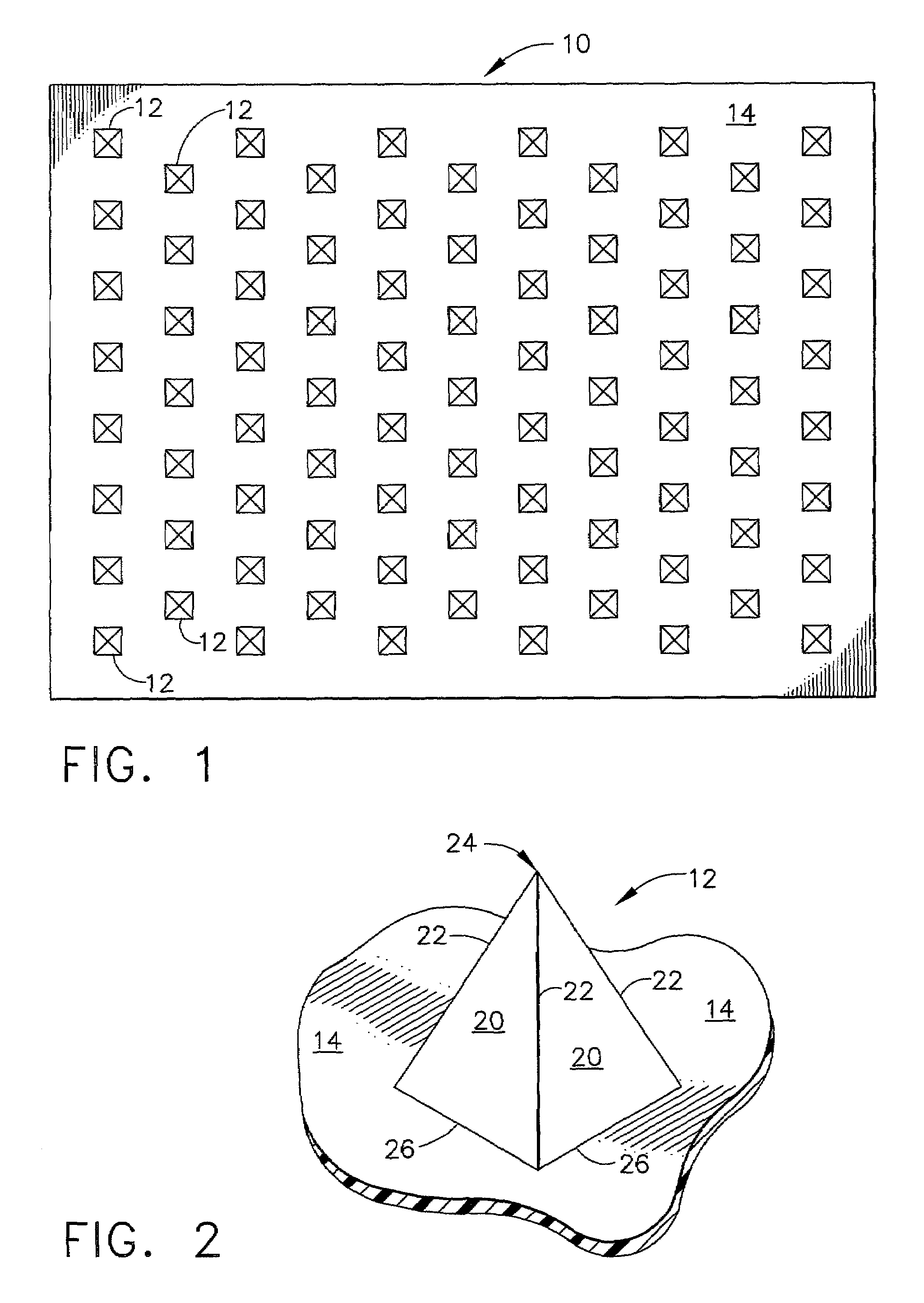 Microstructures and method for treating and conditioning skin which cause less irritation during exfoliation