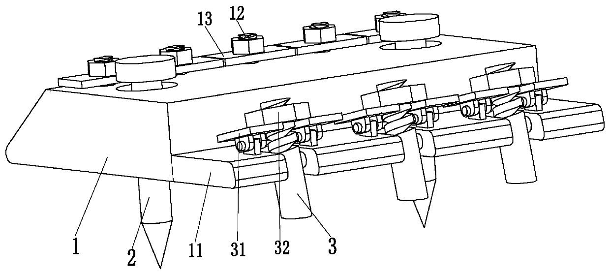 Anchoring and shotcreting support construction method in foundation pit construction