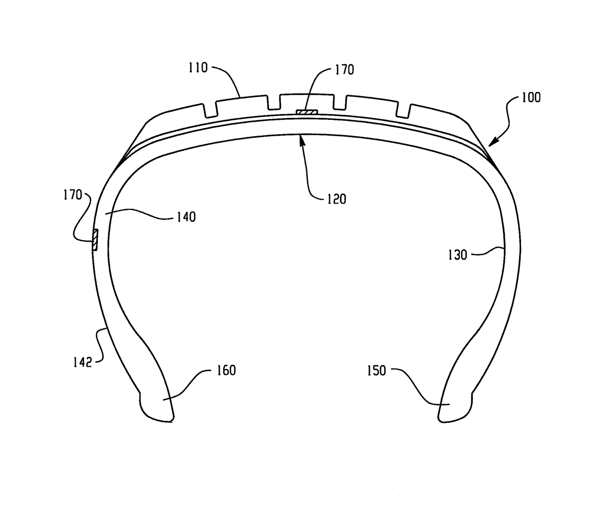 Product such as a tire with RFID tag with rubber, elastomer, or polymer antenna