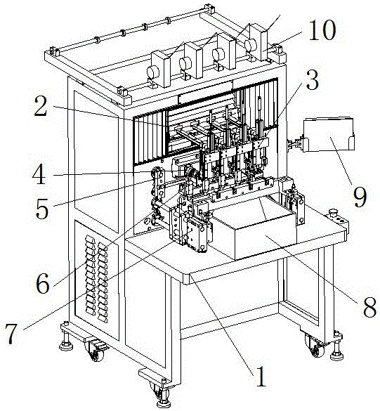 Closed intelligent micro-adjustable entire column full automatic wire winding machine