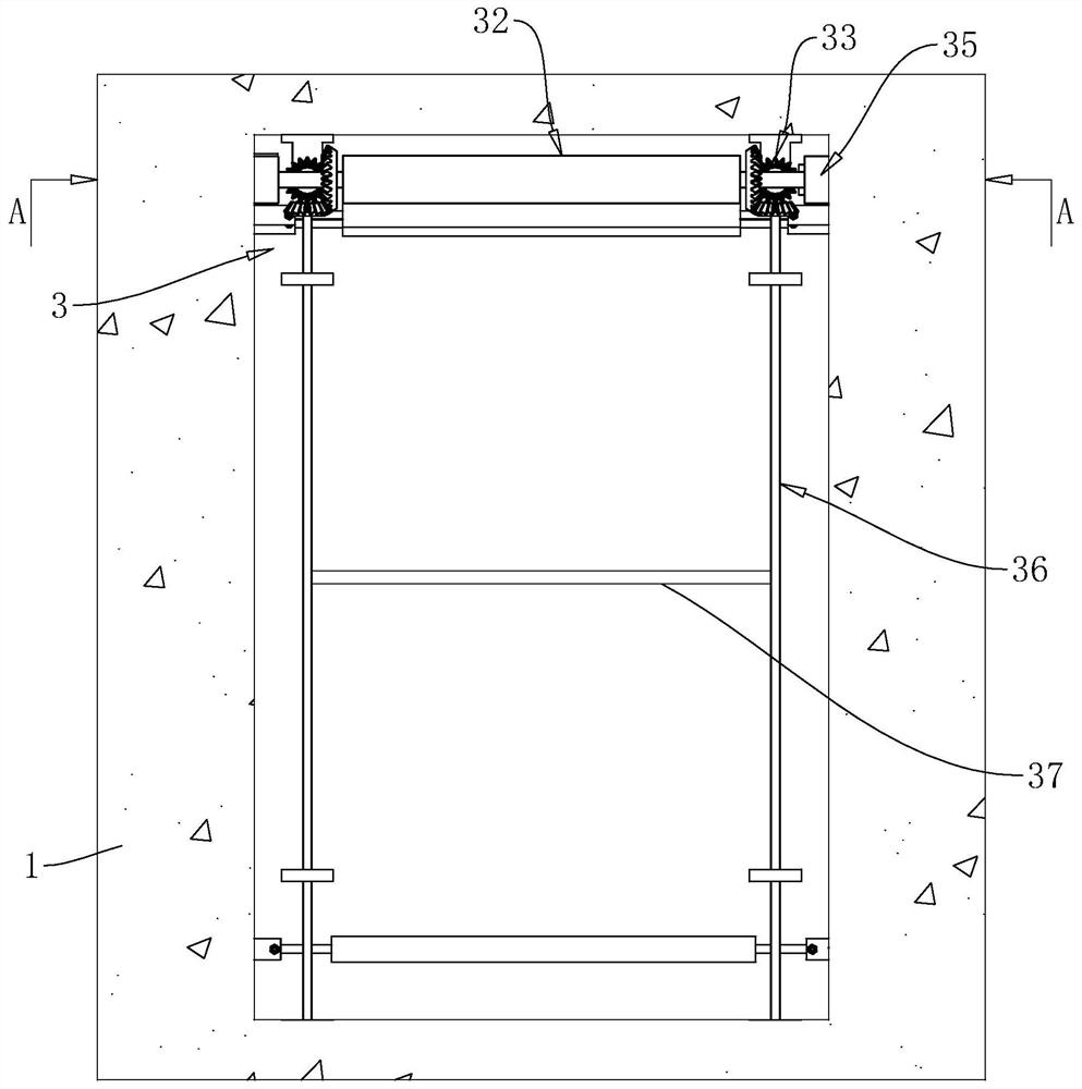 Medical building radiation protection structure and construction method