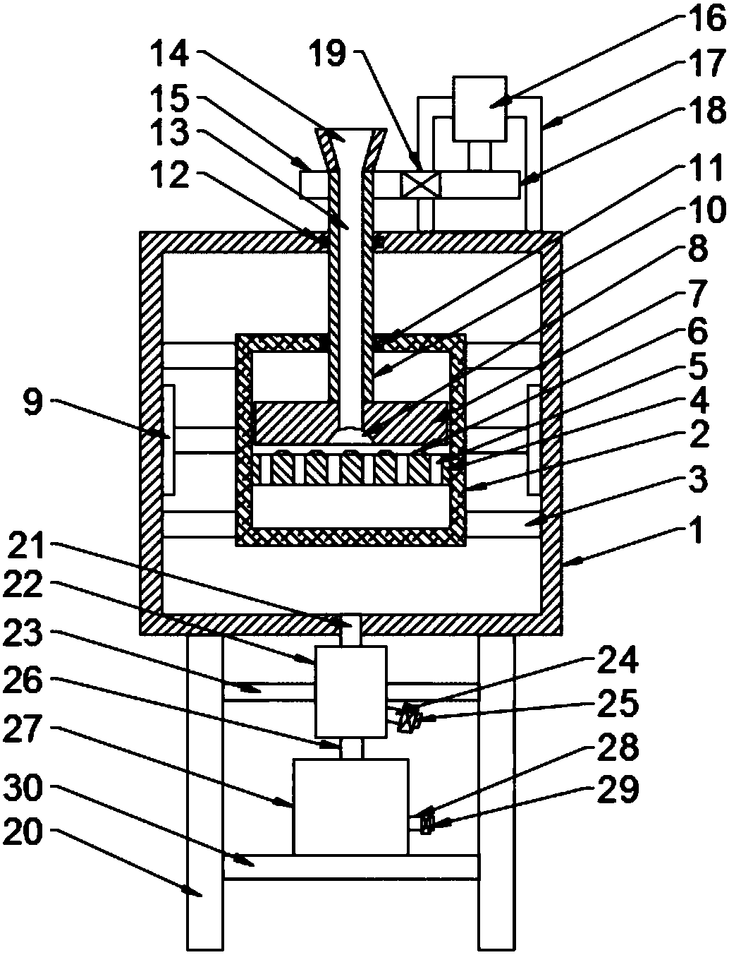 Grinding and decocting device for quick decoction of traditional Chinese medicine