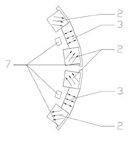 Controllable-flux permanent magnet synchronous motor and control system for electric vehicle