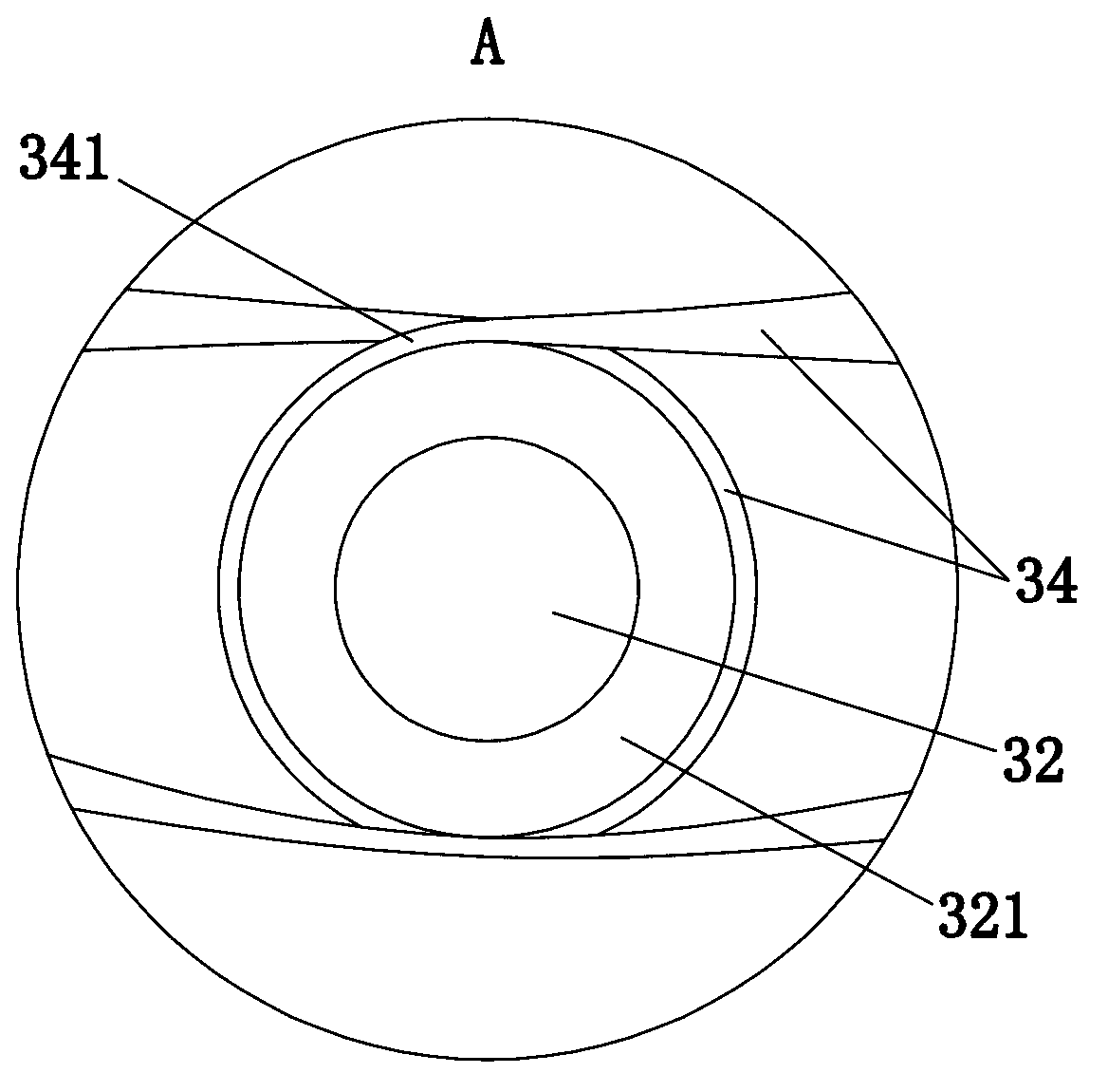 Production device for protective sleeves for motor parts