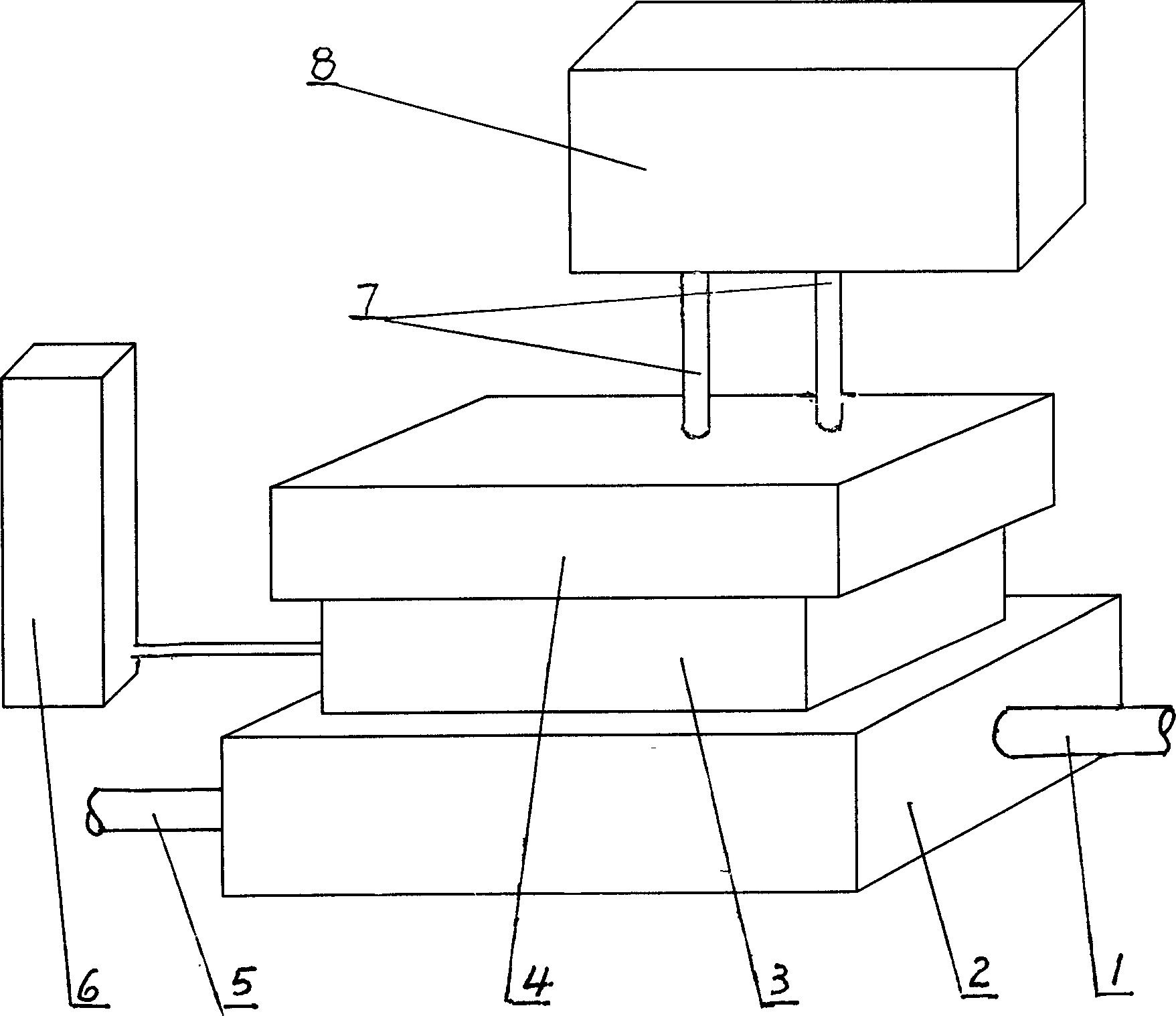 Method and device to convert the heat energy of internal combustion engine exhaust into electric energy