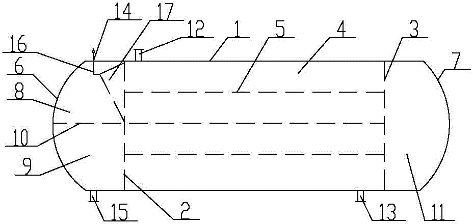 Heat exchanger for reducing butadiene autopolymer and using method thereof