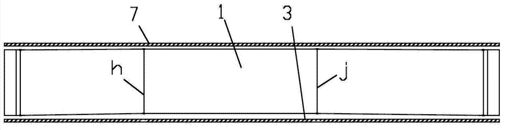 Travelling support for flexible turnout beam section of straddle-type monorail traffic track