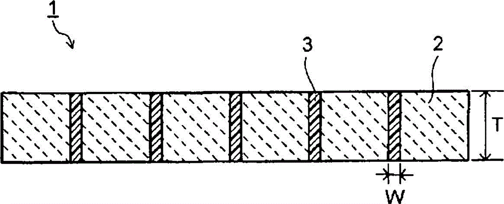 Scintillator array, and X-ray detector and X-ray examination device using scintillator array