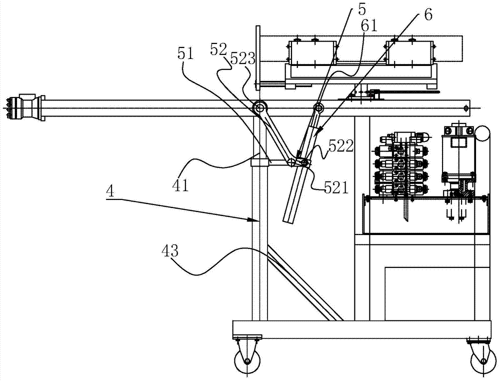 Wall panel automatic installation vehicle