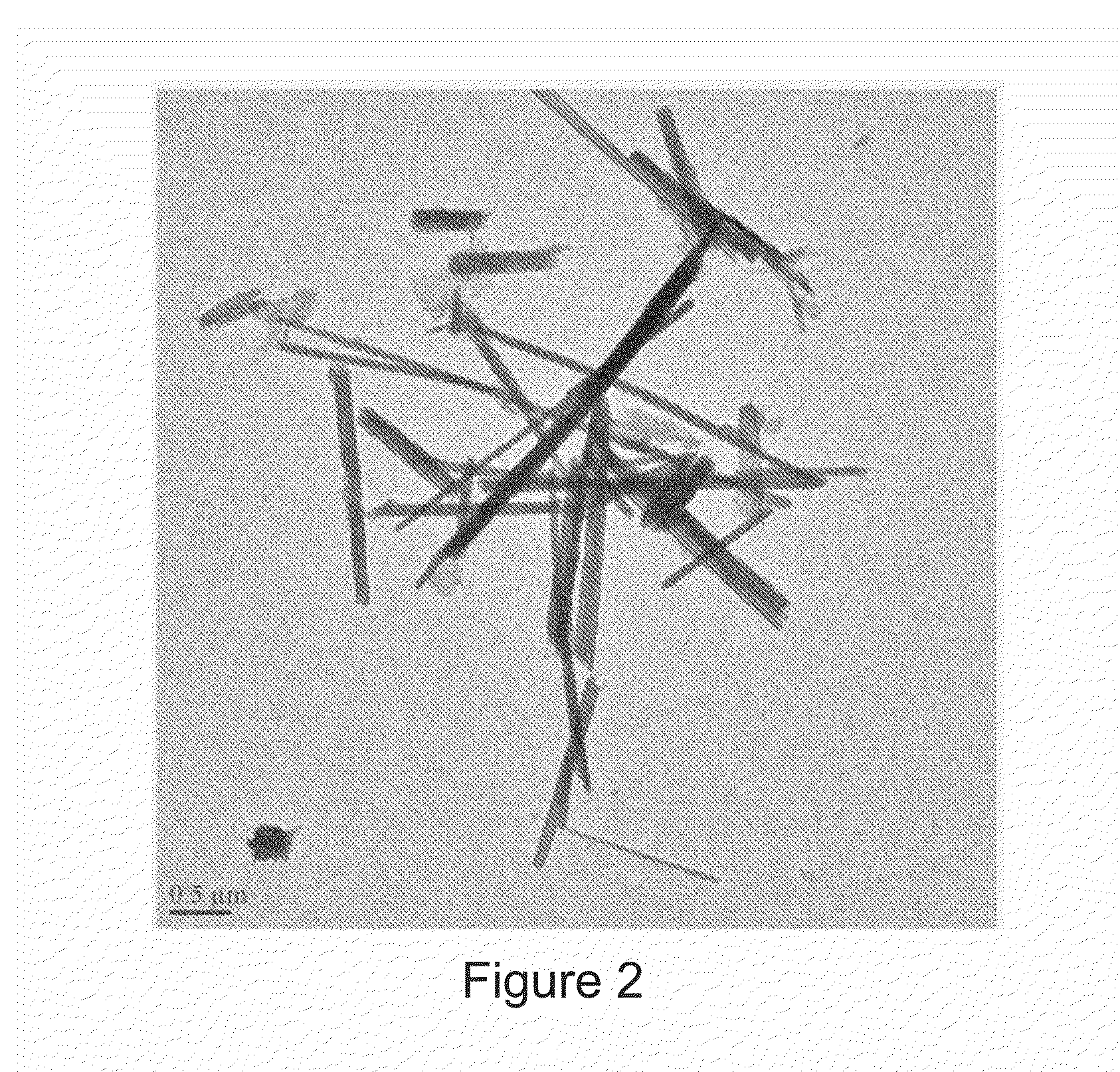 Coating including inorganic fullerene-like particles and inorganic tubular-like particles