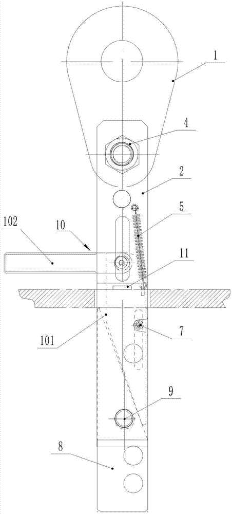 Lifting appliance for perforated steel structure component