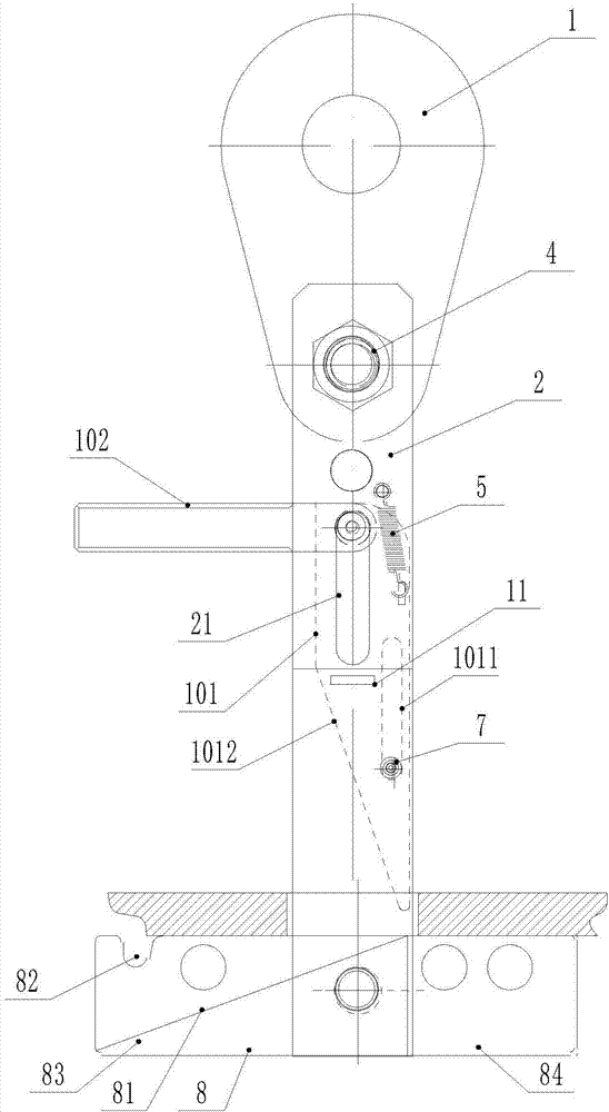 Lifting appliance for perforated steel structure component