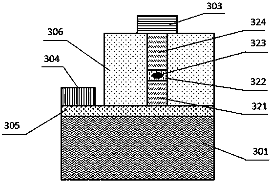 Solar-blind ultraviolet single-photon source and preparation method thereof