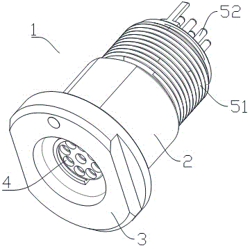 Slotted conveyor motor drive circuit connector