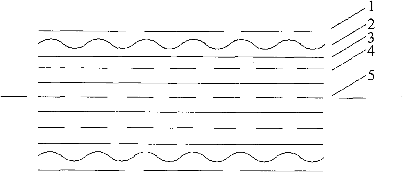 Manufacturing method for impregnated paper veneer bamboo plywood