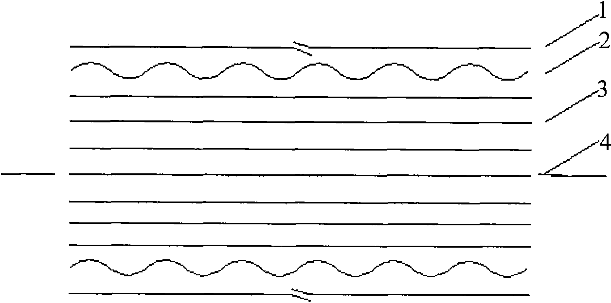 Manufacturing method for impregnated paper veneer bamboo plywood