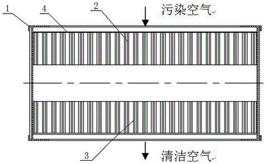 Compact air filter