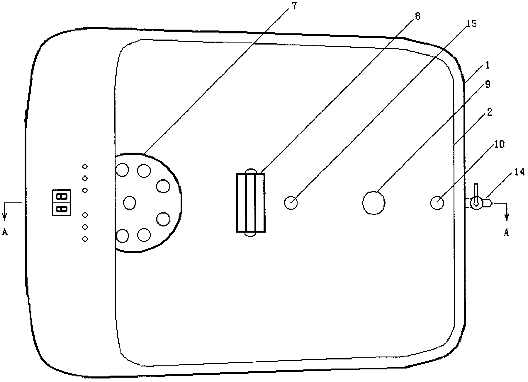 Safe electromagnetically-heated footbath