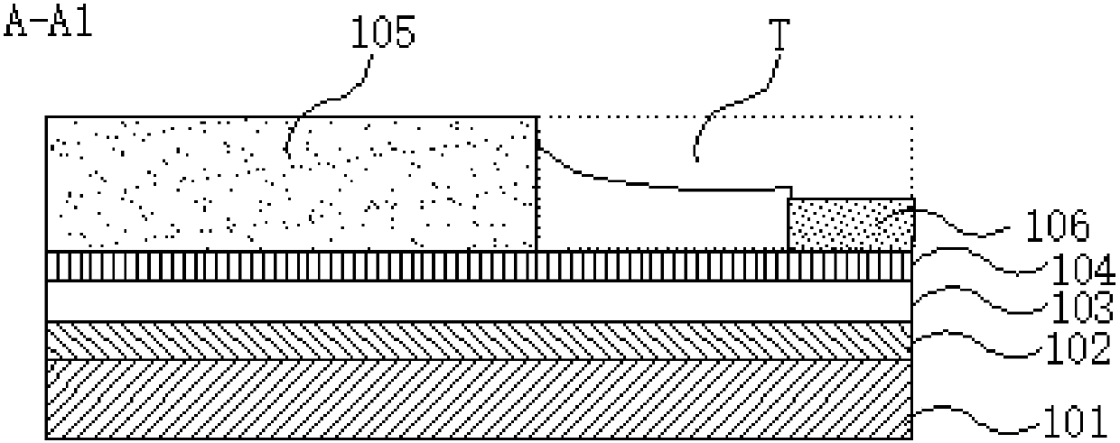 Module structure of flexible display device and flexible touch display device