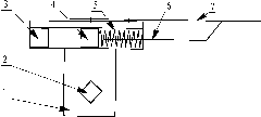 Forcible seedling pushing method and planting arm of magnet moving type seedling planting machine