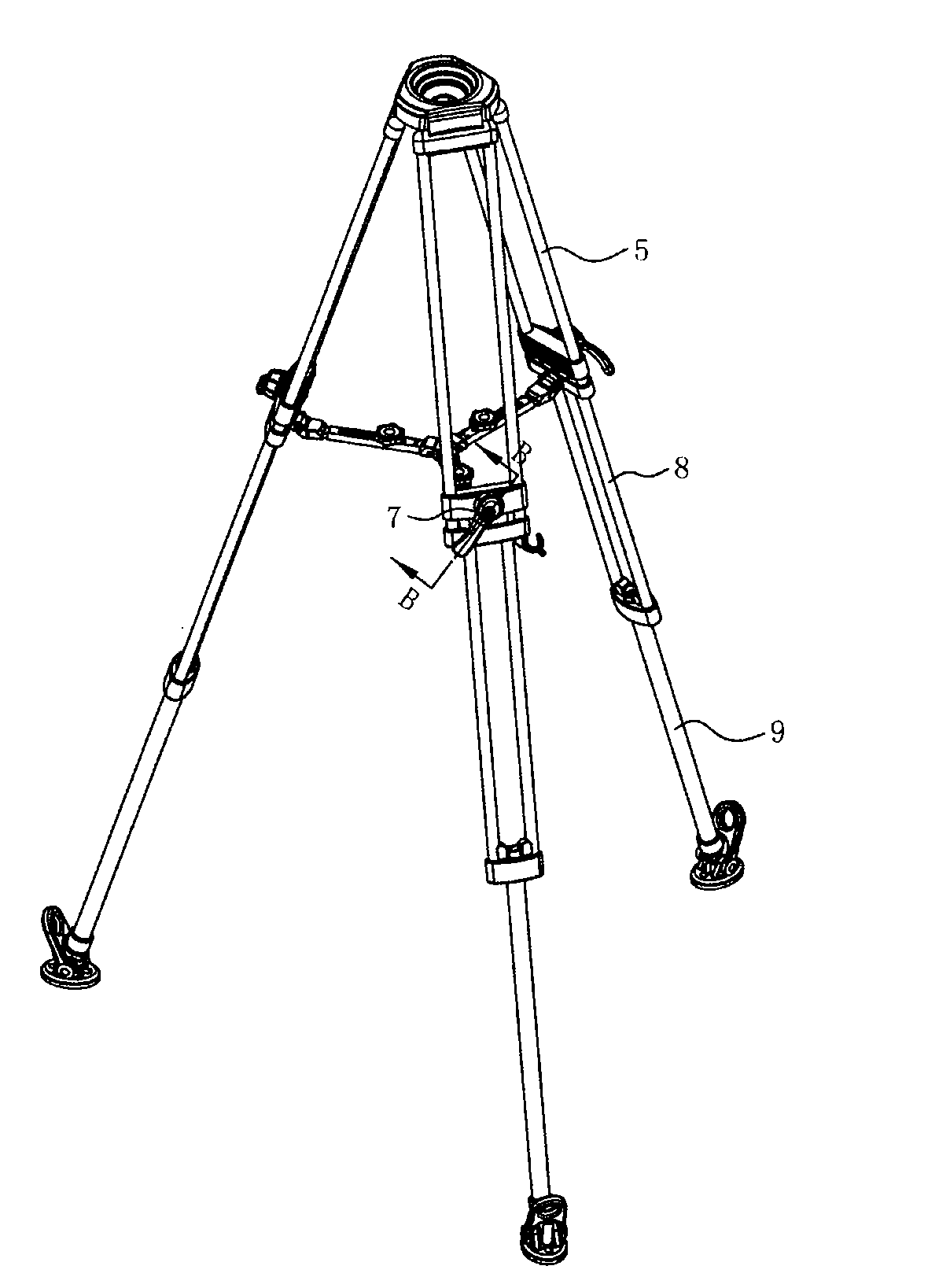 Integrative three-segment tripod