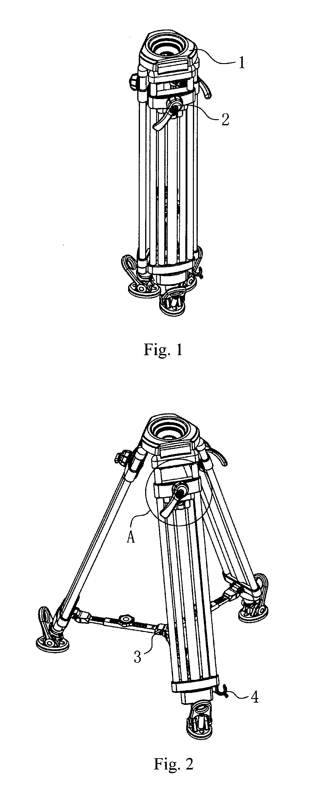 Integrative three-segment tripod