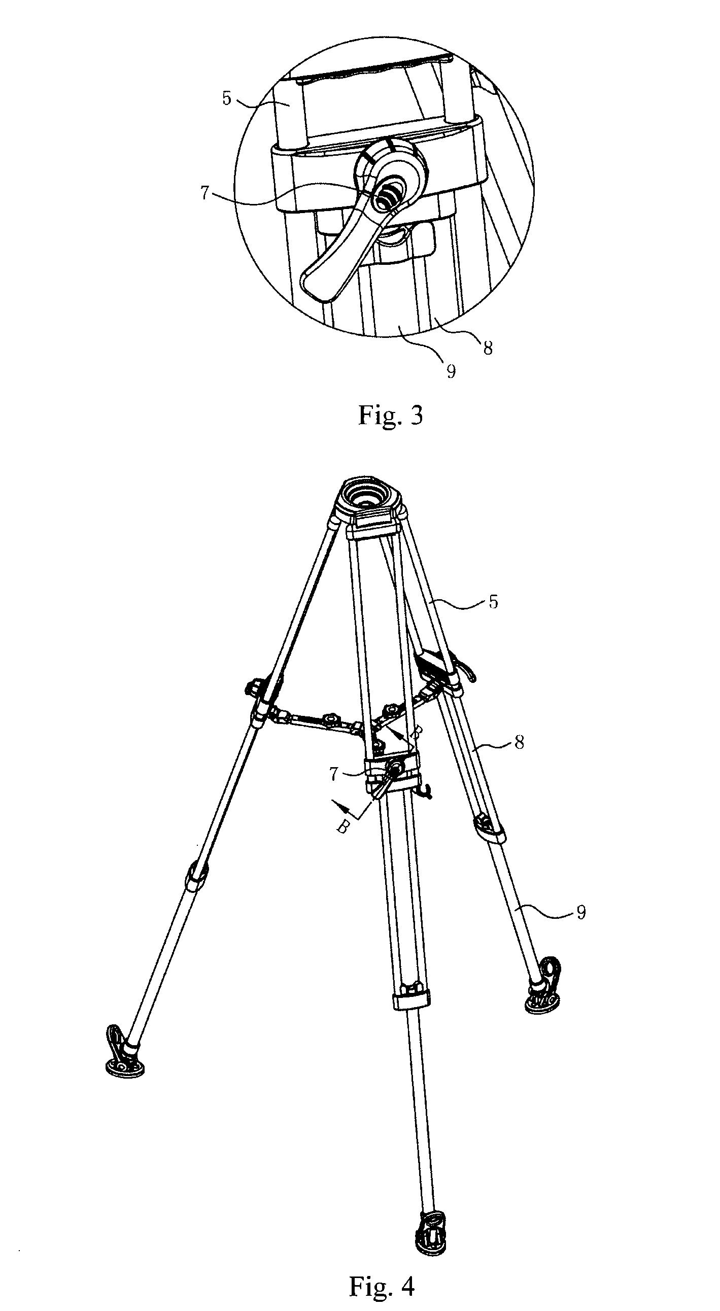 Integrative three-segment tripod