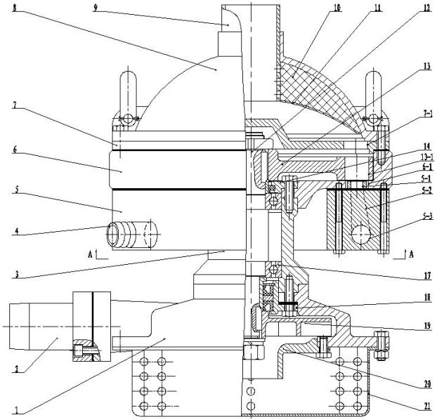 Novel turbo-type pneumatic submersible pump with multiple nozzles