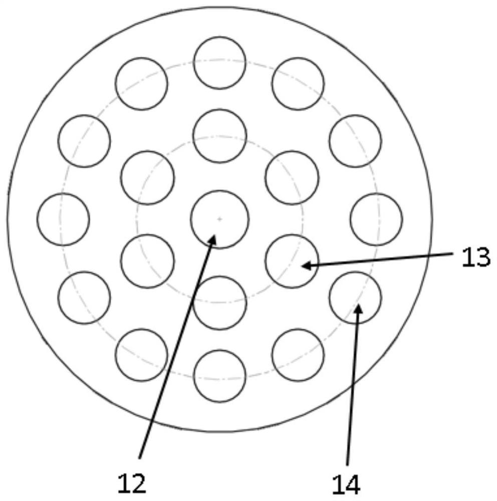 Nozzle, nozzle wall and compressed air energy storage afterburning chamber