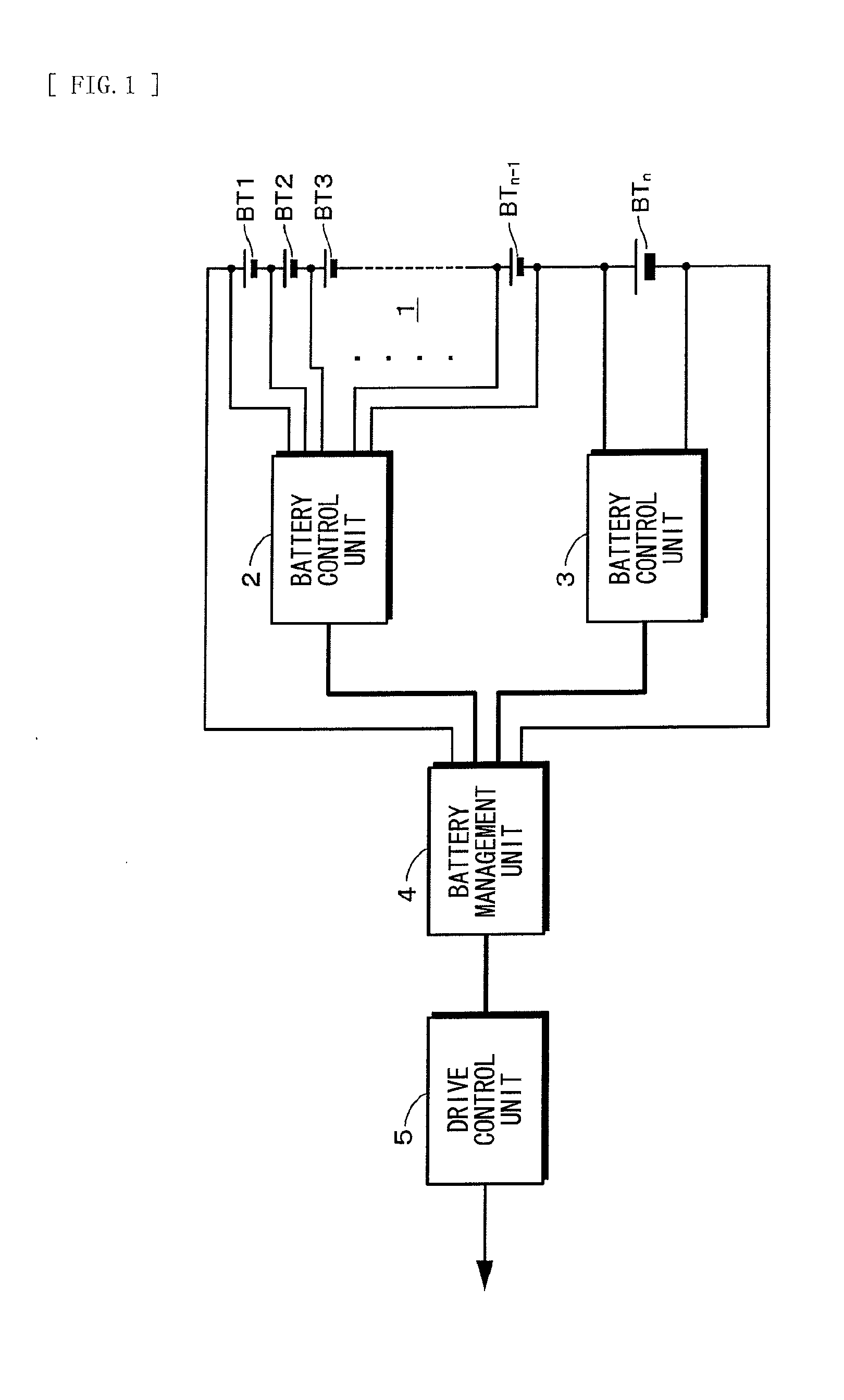 Assembled battery and method of controlling assembled battery