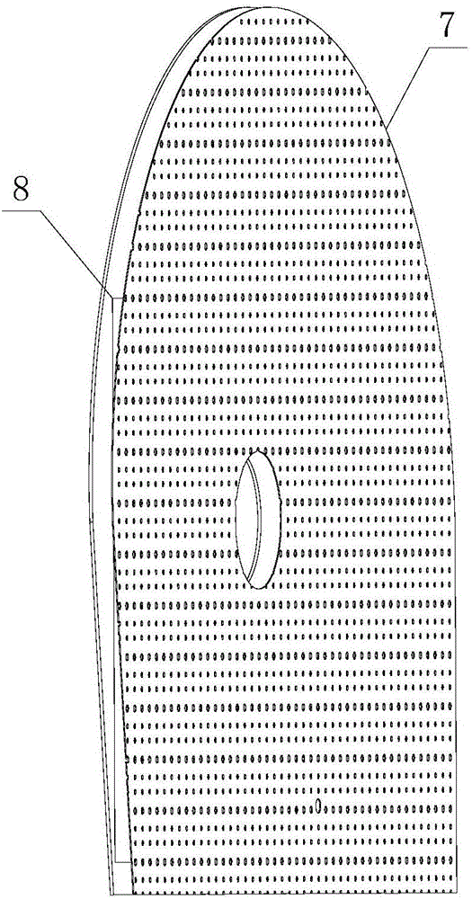 Low-noise cooling fan for train