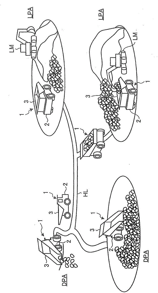 Transport vehicle and control method for transport vehicle