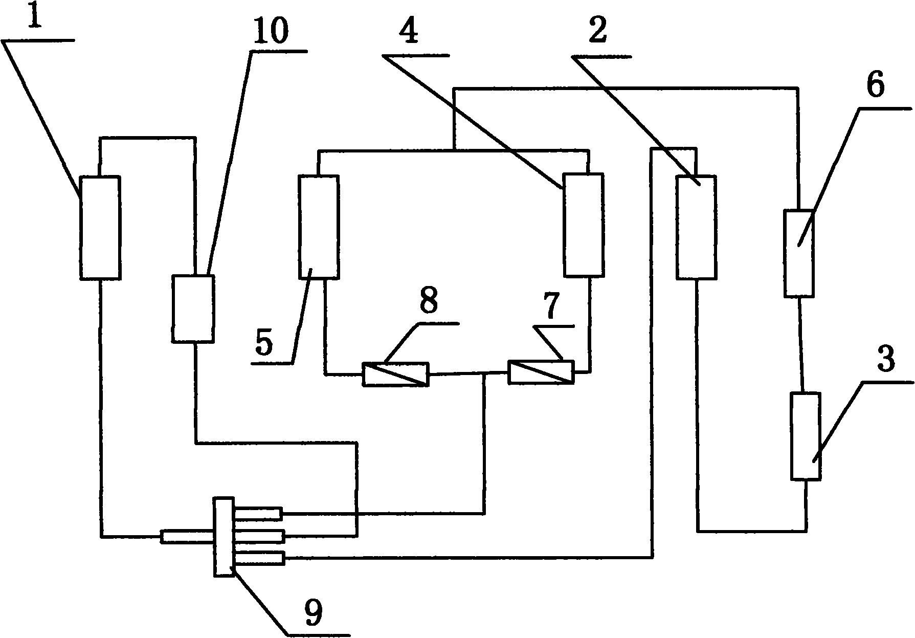 Valve control type energy-saving dehumidifier