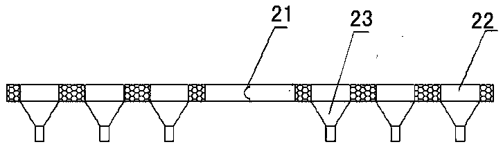 Arbor planting device and preparation and planting method in rocky desertification area