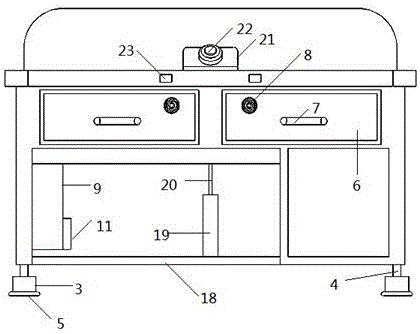 Intelligent network office table