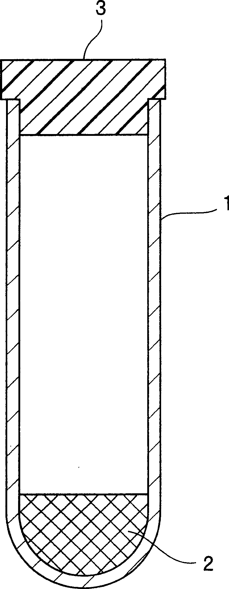 Composition for blood serum or plasma separation and vessel for blood examination containing the same