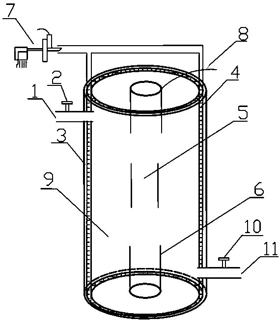 Remediation technological device for micro-polluted underground water