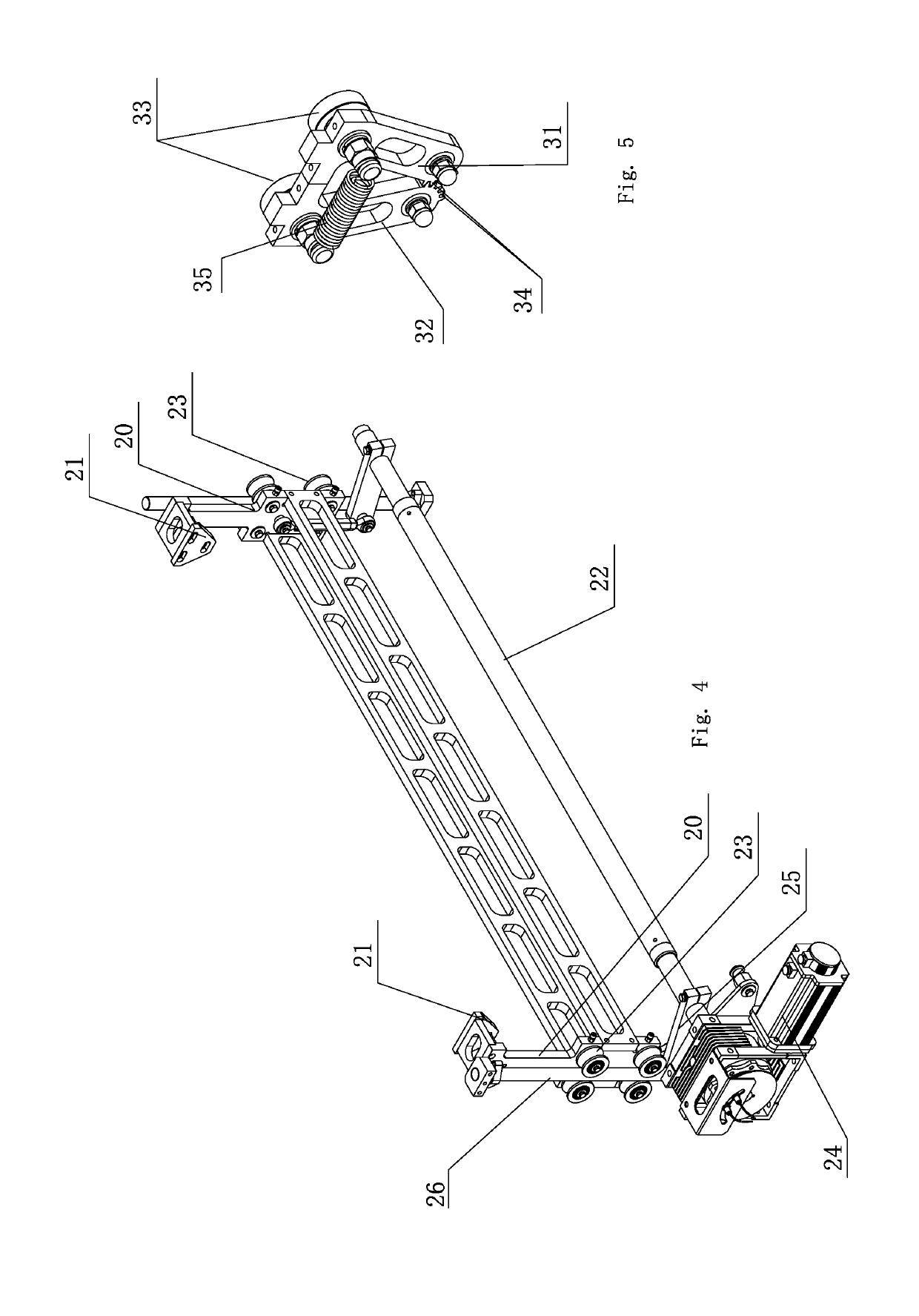 Bottle conveyor, bottle gripper mechanism, bottle gripper assembly for filling machine